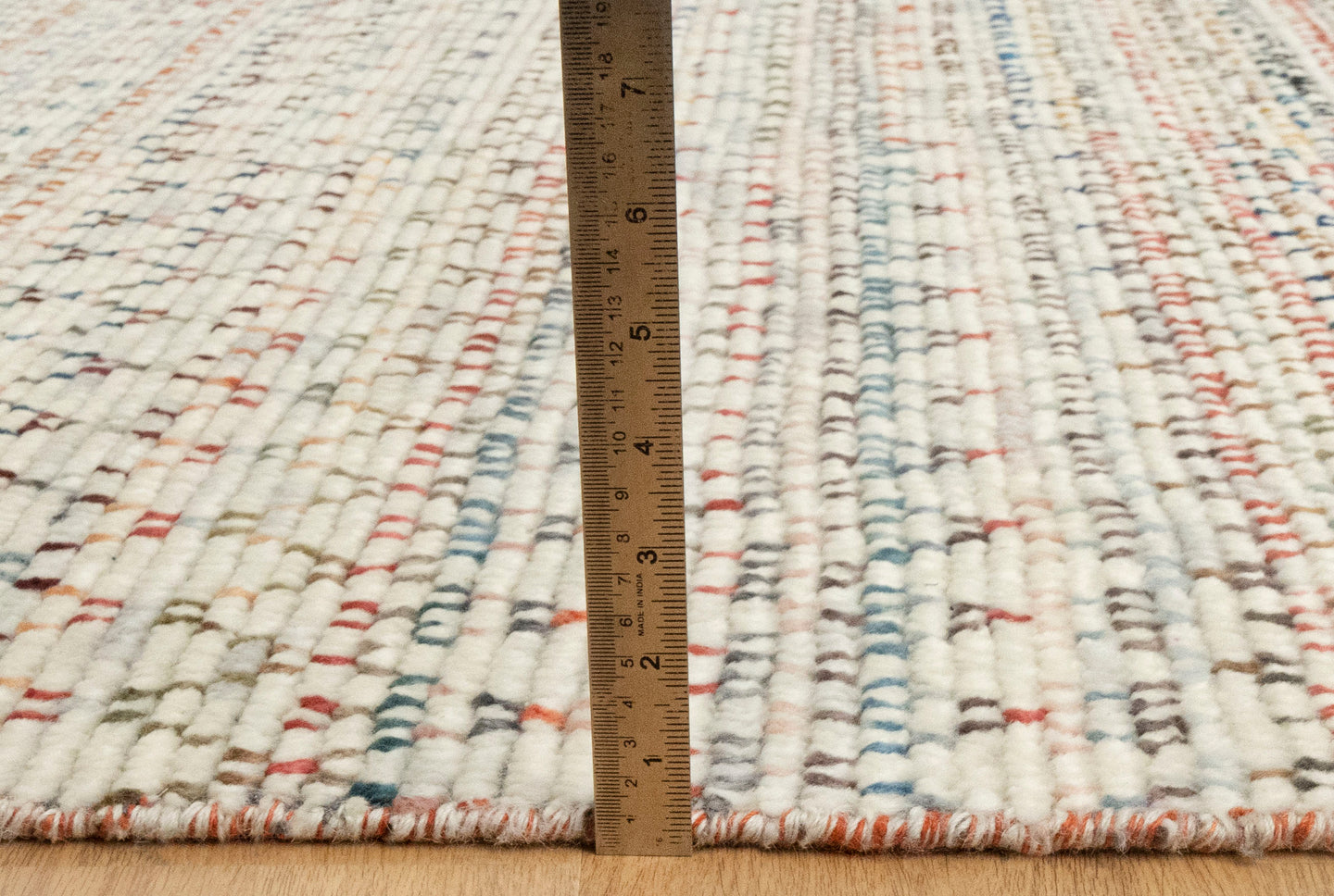 Kantha Colorful Geometric Handmade Rug
